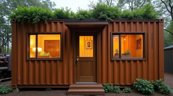 Maison en container : construire vite et à petit prix !