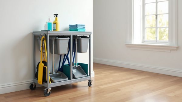 Quelle solution de nettoyage avec un chariot de ménage efficace ?